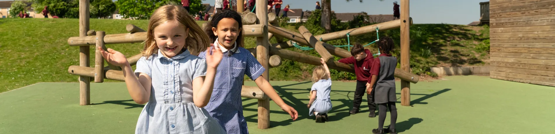 School playground equipment slider image